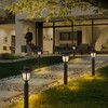 TEBLAMPUE Solar Post Lights 2 Pack, Motion Sensor Post Lantern