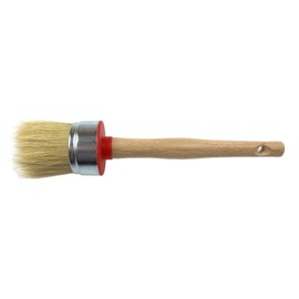 Natural Bristle Round Paint Brush 1 pc - fi40 mm