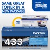 Brother Genuine TN433C High-Yield Cyan Toner (Approx. 4,000 pp.)