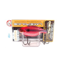 JACKALL TN50 Vibrating Full Tungsten, 2.0 inches (52 mm), 0.3 oz (9.5 g), Scale Holo, Spark Red