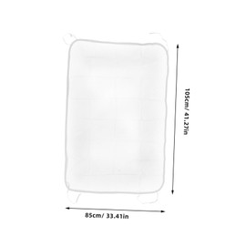 ULTECHNOVO Hood Deflector Screen Car Trunk Net White Mesh for Radiator Safety Easy Install