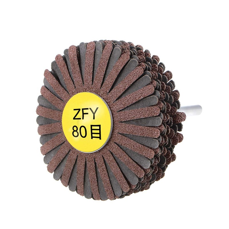 sourcing map Abrasive Wheel Sanding Star 1/4 Inch Shank for