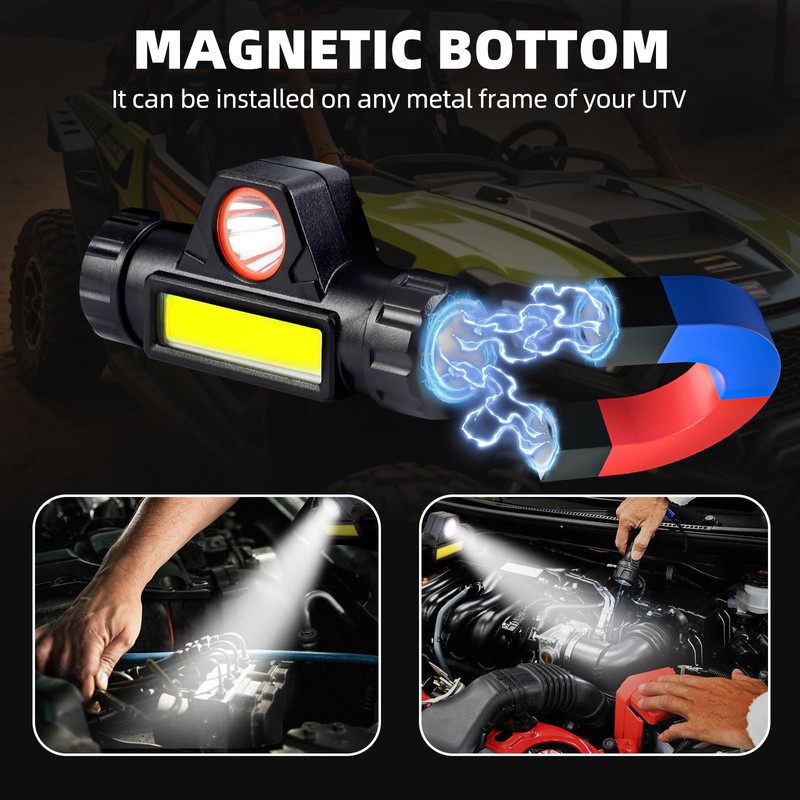Tavaray UTV Dome Light Rechargeable UTV Interior Light Compatible with