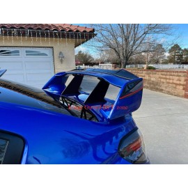 SDeelCase 1 Pc G2 Gloss Black Stabilizer Support For 15-21 Subaru WRX STI OEM Spoiler Wing