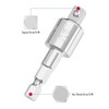 FOCMKEAS 2PCS Power Drill Sockets Adapter 1/4" Impact Square Drive
