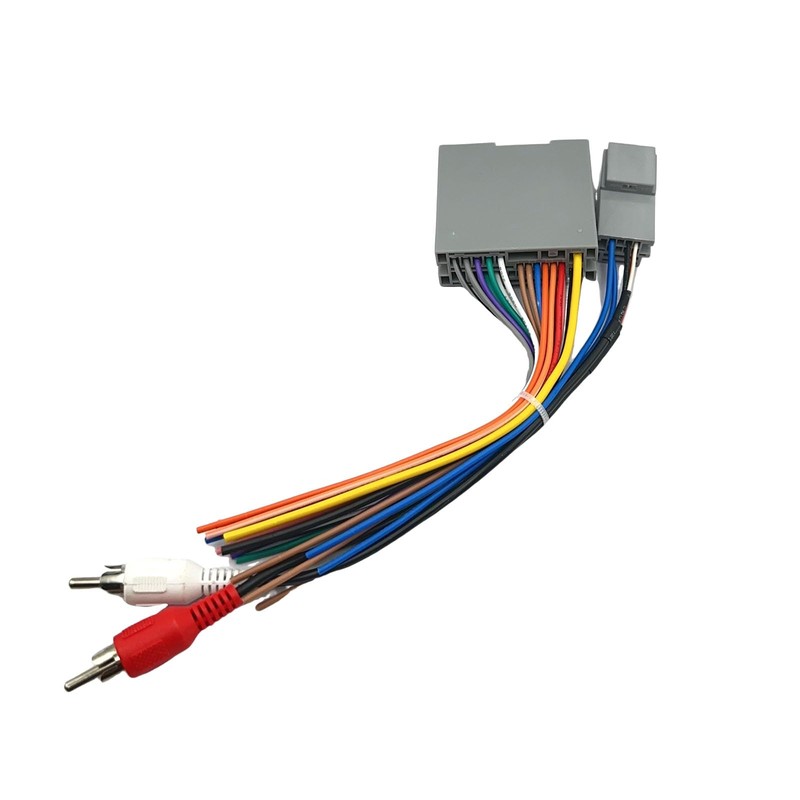Radio Speaker Wiring Harness with RCA Adapter Plug Aftermarket Stereo