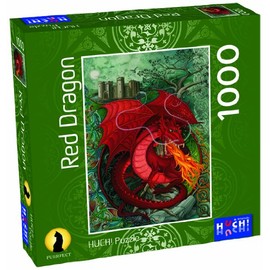 Huch & Friends 878359 "Red Dragon Puzzle, 1000-Piece