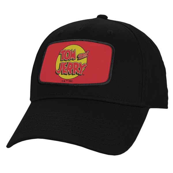 Popfunk Official Tom and Jerry Logo Red Sublimated Patch Adjustable