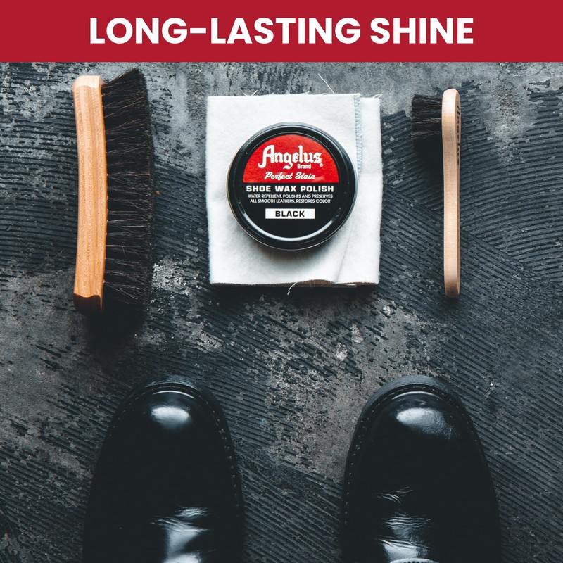 Angelus Perfect Stain Shoe Wax Polish, Professional Shoe Polish For