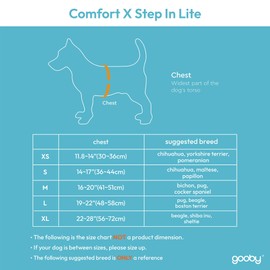 Gooby Comfort X Step in Lite Harness - Pink, X-Small - Choke Free and Escape Free Dog Harness with Light Breathable Mesh for Small Dog and Medium Dog