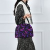 MNSRUU Lunch Bag Women Men, Purple Bat Gothic Portable Insulated