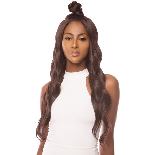 LH-MOON PART 02 (BRED) - The Wig Natural Human Hair Blend Lace Front Wig