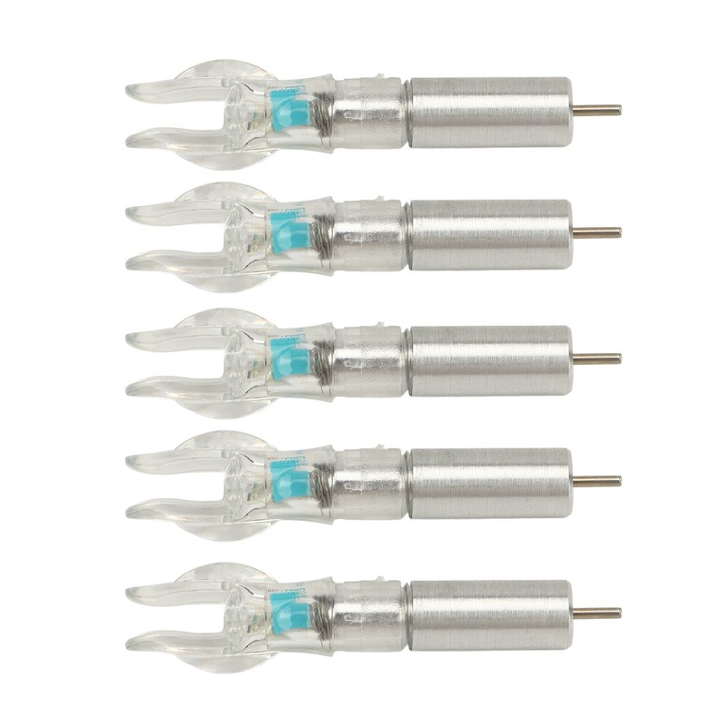 5PCS LED Lighted Nocks Plastic Shell Easy Installation for 6.2mm
