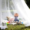 JISRKP Mosquito Net for Bed, White Mosquito Net Travel, Mosquito