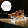 Acrylic Shot Glass Holder Carrying 6 Square Transparent Liquor Cup