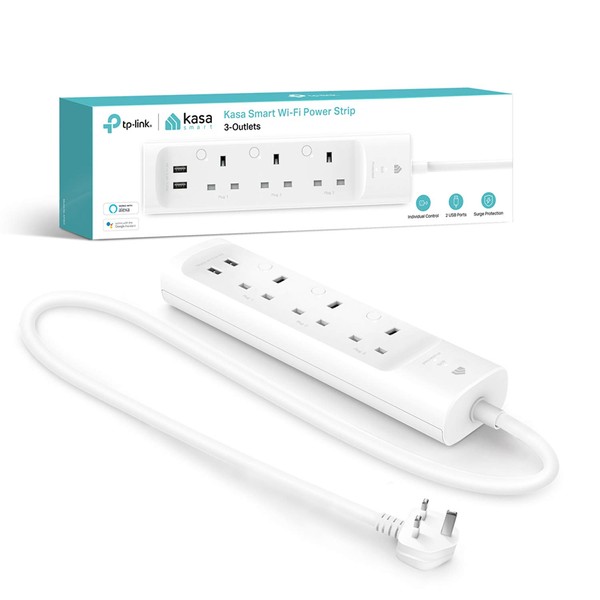 TP-Link Kasa WiFi Power Strip 3 outlets with 2 USB