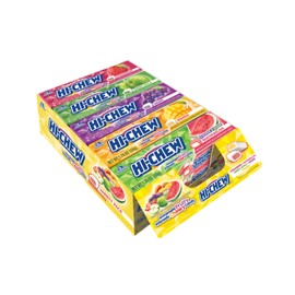 HI-CHEW Variety Sticks, 15-Pack, Soft & Chewy Candy, 1.76oz Each, Bulk Candy Individually Wrapped - Made with Immensely Juicy Fruity Flavors