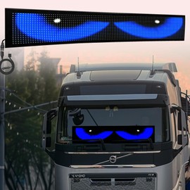 Programmable LED Scrolling Sign 35.3" x 7.5", Flexible RGB LED Message Display Board with APP & Remote Control, IP65 Waterproof USB LED Advertising Sign for Storefront, Car, Taxi, Restaurant, Shop Window, Business Promotion