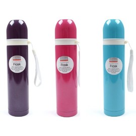 Fine Elements 300ml Stainless Steel Flask - Retro