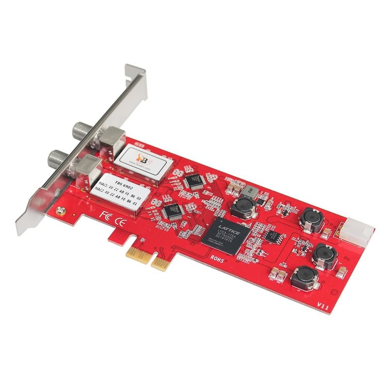 TBS 6902 DVB-S/S2 Dual Tuner Digital PCIe Satellite TV Card