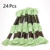 24 Skeins Embroidery Cotton Floss is 100% Egyptian Long Fiber