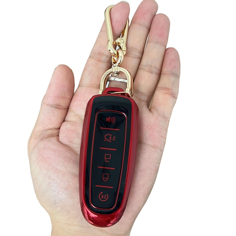 QIXIUBIA for Ford Key Fob Cover Keyless Remote Smart Key