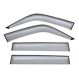 WellVisors Window Visors Wind Deflectors Compatible With Toyota RAV4 1996-2000 Premium Series Rain Guards 3-847TY011