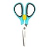 FONZELL Safety Scissors with Safety Lock - Blue 14cm