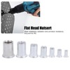 175pcs Rivet Nut Set Flat Head Aluminium Nutsert Assortment with