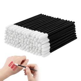 Stalora 100 pennelli usa e getta per labbra, applicatore per rossetto, lucidalabbra, pennelli per il trucco, accessori per estensione delle ciglia e PMU, bastoncini per la pulizia, spatola cosmetica
