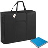 Heavy Duty Folding Ping Pong Table Storage Bag,[Thick Fabric+Front Pocket]