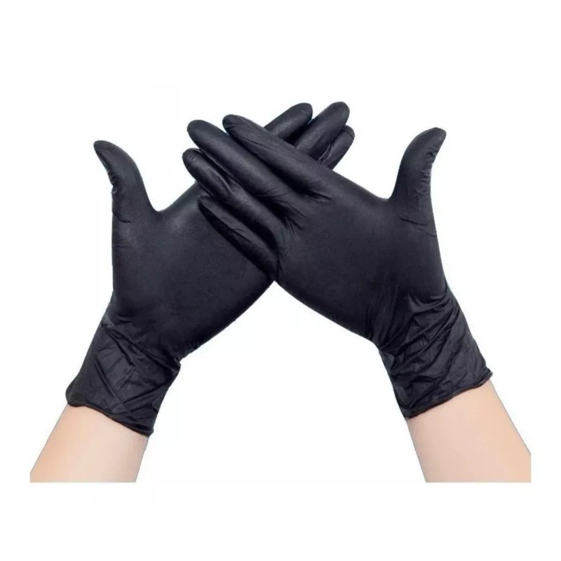 UniSeal Guantes Nitrilo Negros Talla Chica ( 200 Pz )