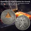 5pcs Dumpster Fire Challenge Coins The Strongest Steel is Forged