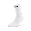 CEP Core Run Mid Cut Compression Socks 5.0, White, Unisex,
