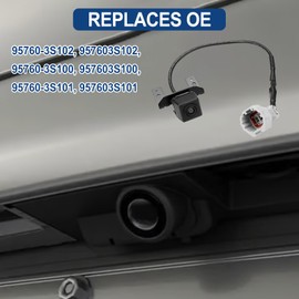Rear View Backup Reverse Parking Camera Compatible with Hyundai Sonata 2011 2012 2013 2014 95760-3S102