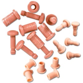 Figures Toy Co. Combo Pack of 10 Knee Pins for 8  and 12 inch Retro Mego figures