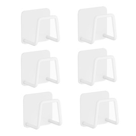 Sponge Holder Kitchen, Pack of 6 Sponge Holder Sink, Sponge Holder, Dish Sponge Holder, Dish Cloth Holder, Sponge Holder Kitchen Sink, Sponge Tray Kitchen, Sponge Holder Sink (White)