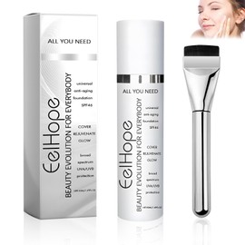 Age Defying Foundation with Age Defying Serum, Age Defying Makeup, Light Sheer Coverage Tinted Face, Long-Lasting Make-Up, Moisturising Concealer, Pack of 1