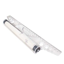 Utoolmart Rolling Parallel Ruler Balancing Scale Multi-Purpose Drawing Measuring Tool 12 inch for Drawing Parallel Lines, Circles, Angles 1pcs