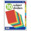 Tiger A4 10 part subject dividers - manilla card