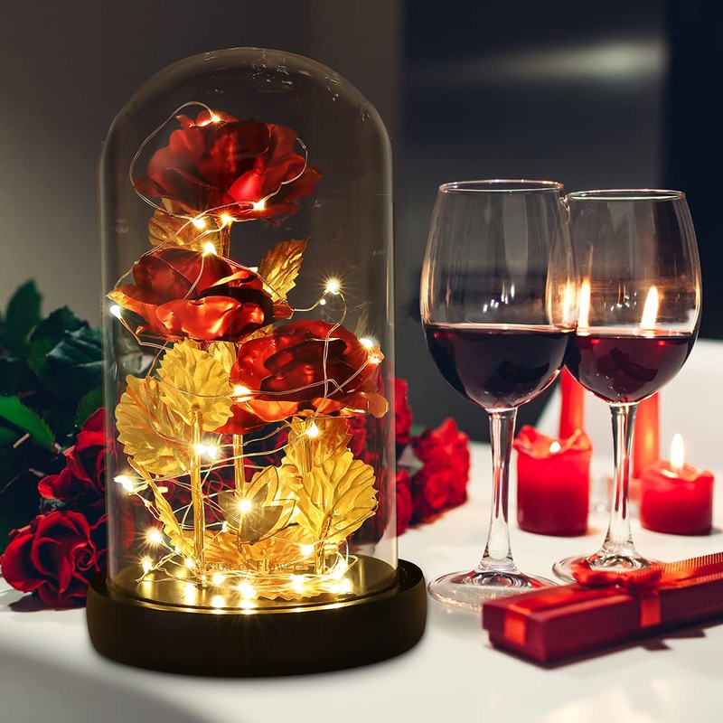 Mothers Day Beaity and the Beast Rose Gifts for Women,