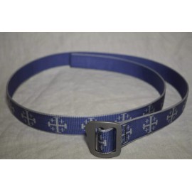 Parachute Style Belt Blue Made in USA Large 48 1/2 x 1 1/8