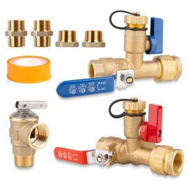 Tankless Water Heater Valve Kit, PRV 3/4"-1/2" NPT