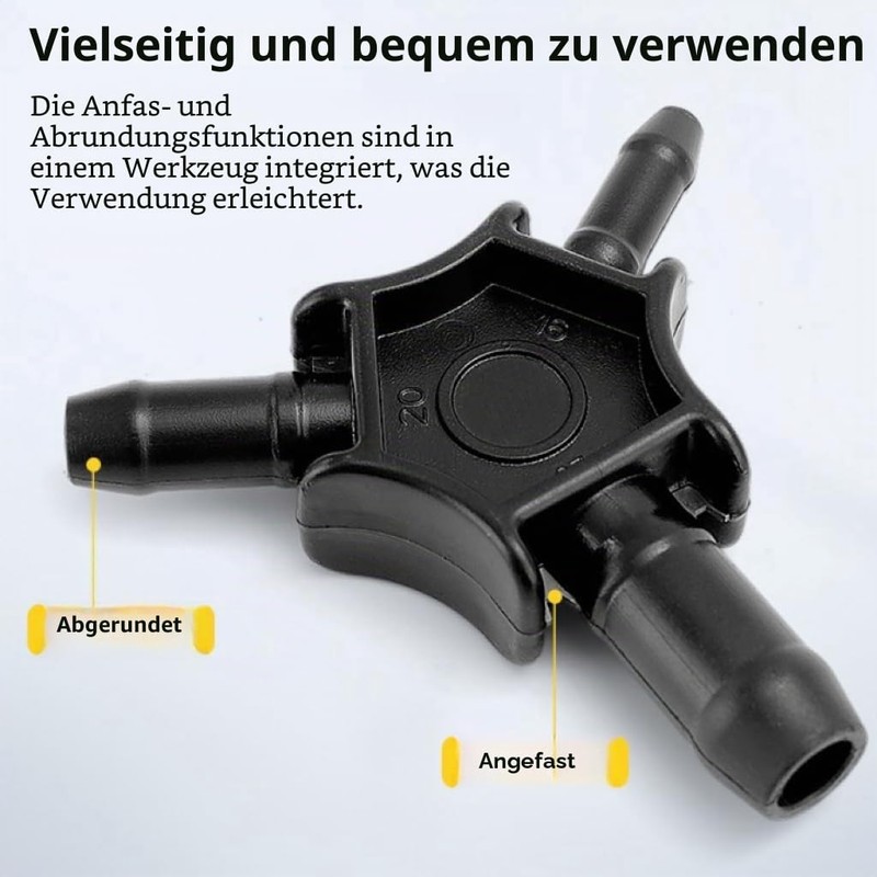 Calibrator Composite Pipe Deburring Plastic - 3-in-1 Tool Multilayer Composite