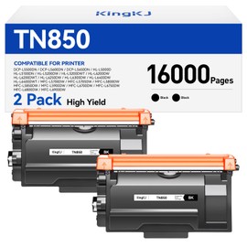 TN850 Black Toner Cartridge 2-Pack High Yield Compatible for Brother TN-850 850 Toner HL-L6200DW L6200DWT L5200DW L5100DN L6400DW MFC-L5800DW L5700DW L6700DW L6800DW DCP-L5600DN Printer Ink All-in-One