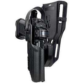 Level II Duty Drop and Offset Holster fits Fusion Firearms XP Pro (Right-Hand Draw, Black)