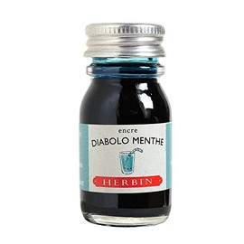 J. Herbin Fountain Pen Ink - 10 ml Bottled - Diabolo Menthe