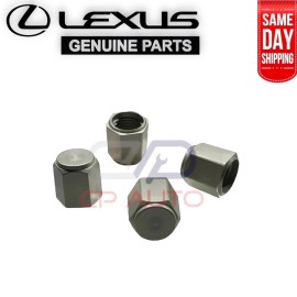 Lexus NEW 13 - 21 LEXUS LX570 TIRE VALVE STEM PLASTIC CAPS SET OF 4 GRAY OEM
