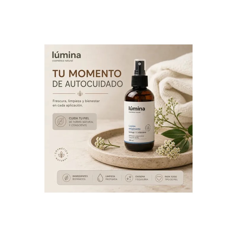 Tonico Micelar Facial Locion Oxigenante Lumina 245ml