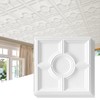 STICKGOO Drop Ceiling Tiles 24 x 24in, Waterproof, Premium PVC